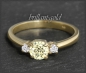 Preview: Brillant Ring 585 Gold 0,62ct; Lupenrein